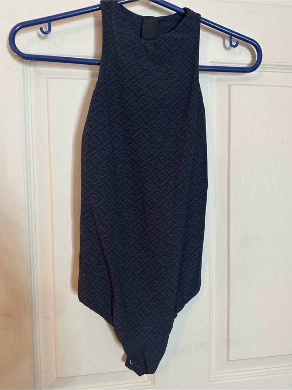 Fendi Black Monogram Sleeveless Top - Picture 6 of 6